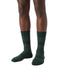 Missoni Green Mens Ribbed Chevron Crew Socks-S