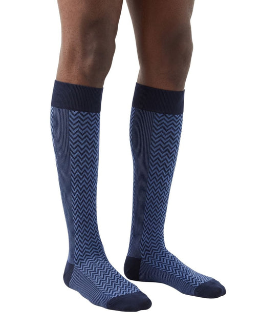 Missoni Bright  Blue Mens Chevron Dress Socks-L