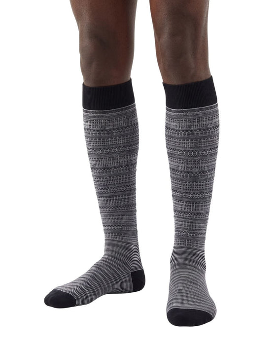 Missoni Black Steel Mens Waffle Dress Socks-M