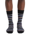 Missoni Marine Blue Mens Stripe Dress Socks-M