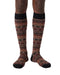 Missoni Brown Mens Stripe Dress Socks-M