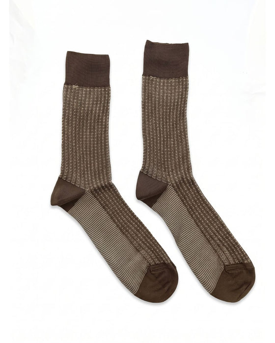 Missoni Camel Mens Waffle Crew  Socks-M