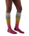 Missoni Pink Yellow Womens Pinstripe Dress Socks-L