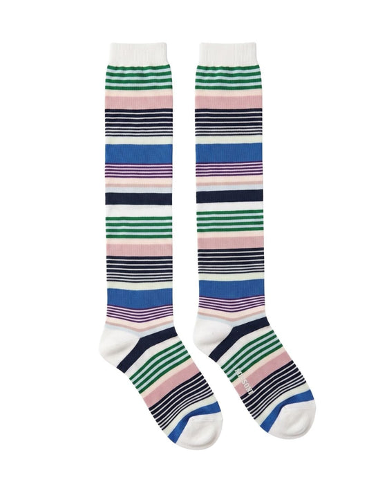 Missoni White Womens Multistripe Dress Socks-M