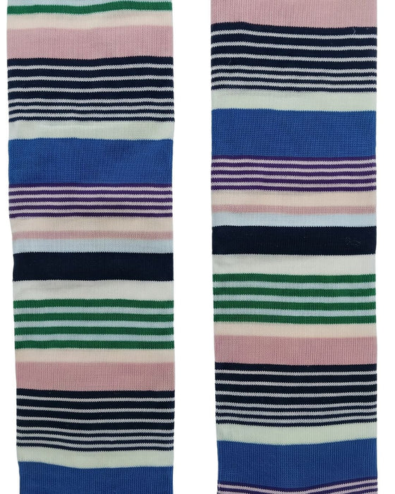 Missoni White Womens Multistripe Dress Socks-M