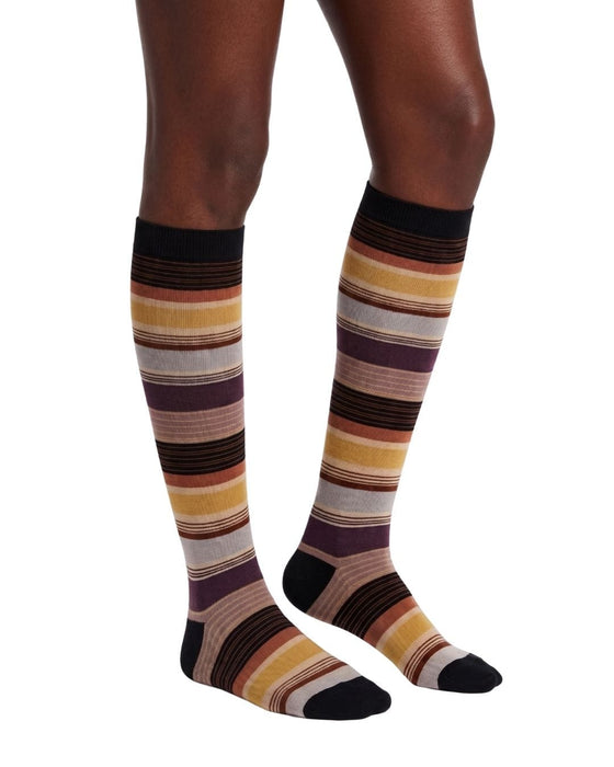 Missoni Multicolor Womens Classic Stripe Dress Socks-S