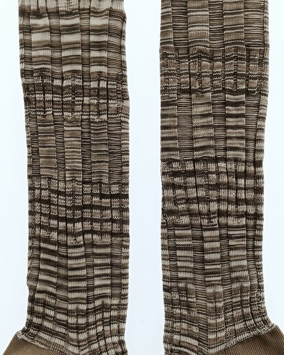 Missoni Taupe  Womens Waffle Dress Socks-L
