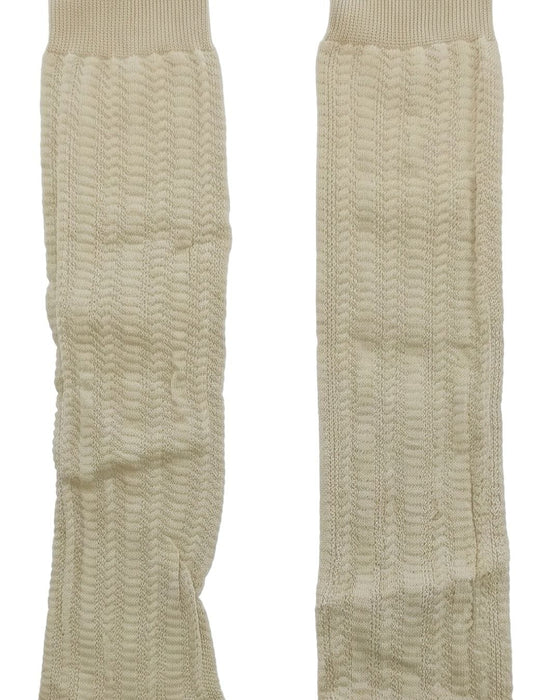 Missoni Ivory  Womens Ribbed Dress Socks-M