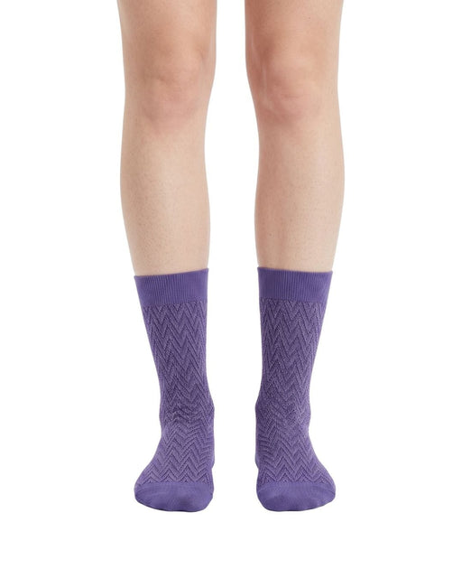 Missoni Lilac Womens Crew Socks-