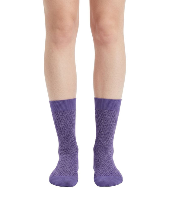 Missoni Lilac Womens Crew Socks-S