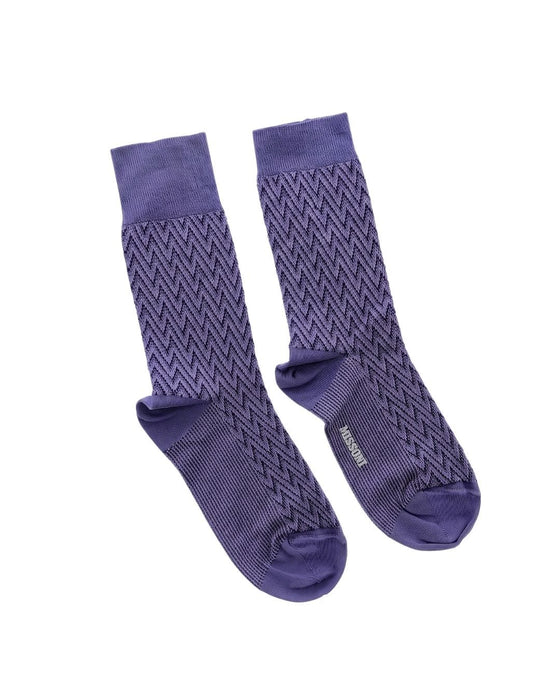 Missoni Lilac Womens Crew Socks-