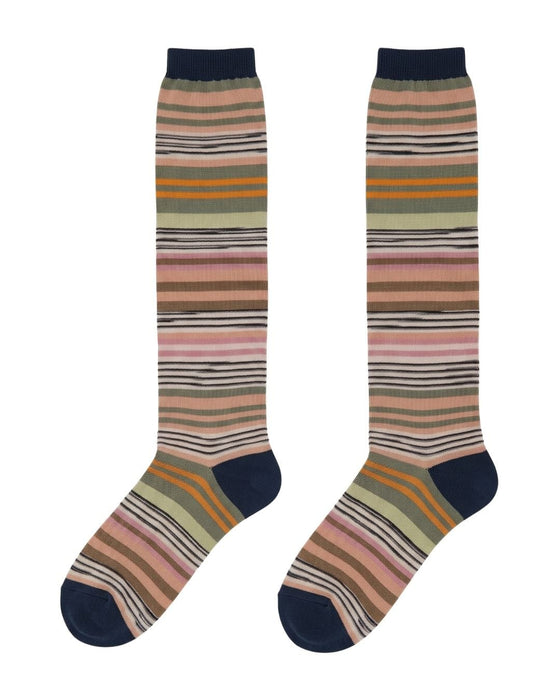 Missoni Lilac Womens Crew Socks-