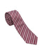 Armani Collezione Mens Burgundy / White Diagonal Stripe Neck Tie