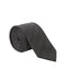 Armani Collezioni Mens Black / Gray Zigzag Geometric Neck Tie