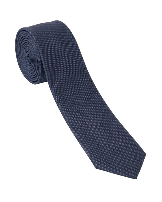 Armani Collezioni Mens Navy Blue Tonal Textured Neck Tie