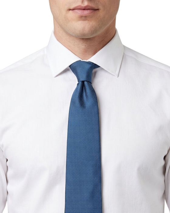 Armani Collezioni Mens Blue Micro Dot Neck Tie