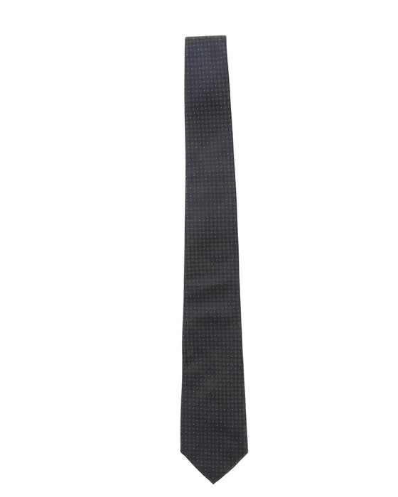 Armani Collezioni Mens Black / Gray Micro Dot Neck Tie