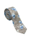 Armani Collezioni Mens Taupe / Blue Watercolor Floral Neck Tie