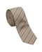 Armani Collezioni Mens Beige / Taupe Diagonal Stripe Silk Neck Tie