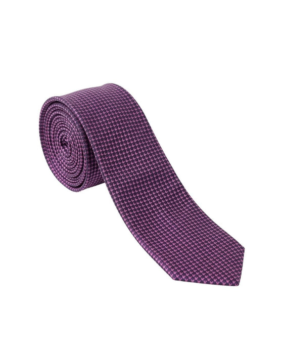 Armani Collezioni Mens Purple Micro Dot Silk Neck Tie