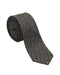 Armani Collezioni Mens Black / Gray Micro Leaf Geometric Neck Tie