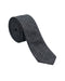 Armani Collezioni Mens Charcoal Gray Tonal Textured Neck Tie