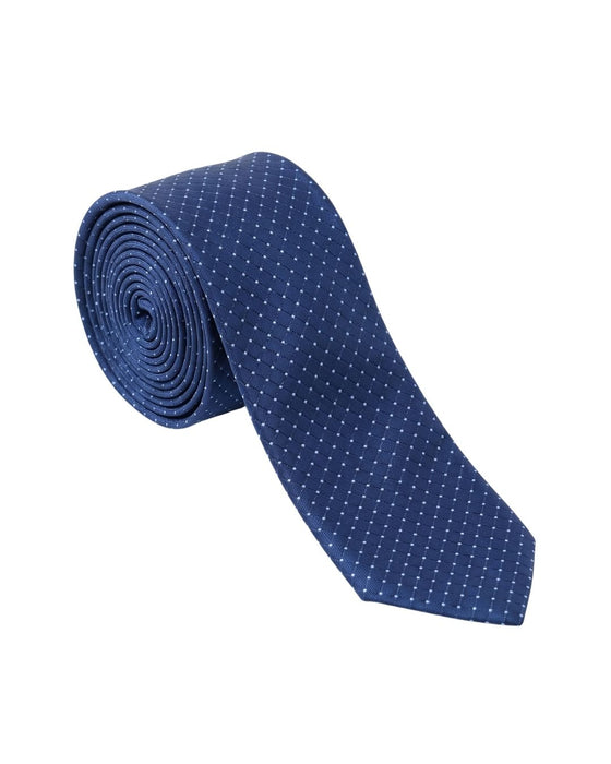 Armani Collezione Mens Blue / White Micro Dot Neck Tie