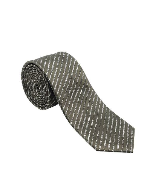 Armani Collezioni Mens Gray / Sage Dash Silk Neck Tie