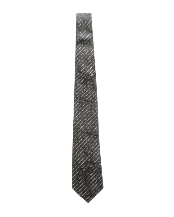 Armani Collezioni Mens Gray / Sage Dash Silk Neck Tie