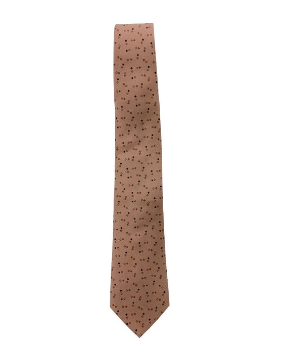 Armani Collezioni Mens Tan / Brown Novelty Silk Neck Tie