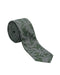 Armani Collezioni Mens Green / Gray Botanical Herringbone Neck Tie