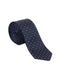Armani Collezioni Mens Navy Blue / Light Blue Micro Diamond Neck Tie