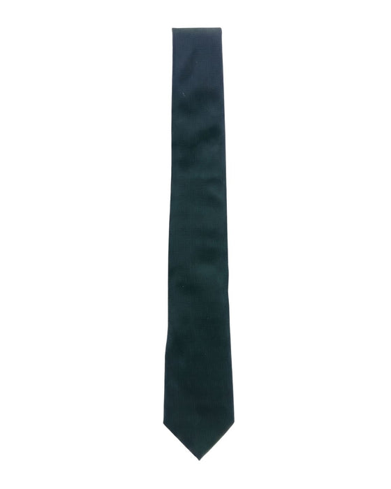 Armani Collezione Mens Dark Green Tonal Textured Neck Tie