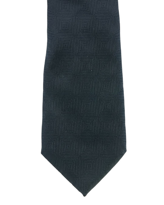 Armani Collezione Mens Dark Green Tonal Textured Neck Tie