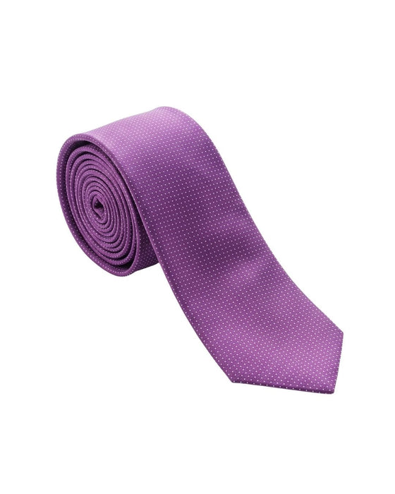Armani Collezioni Mens Purple Micro Dot Neck Tie