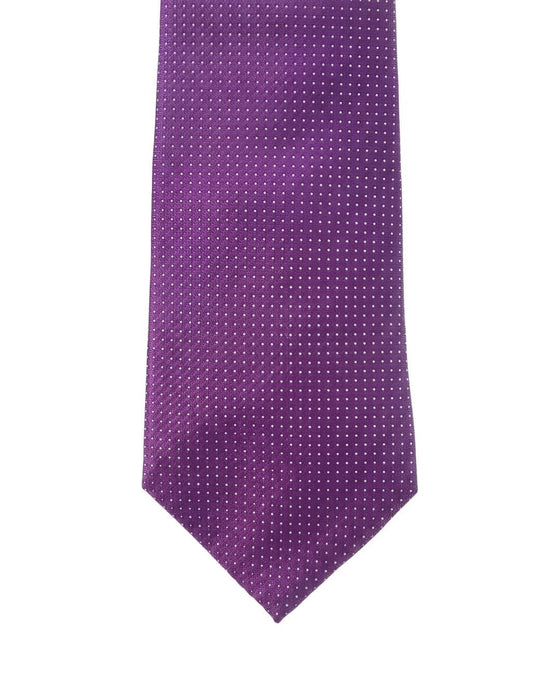 Armani Collezioni Mens Purple Micro Dot Neck Tie