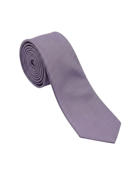 Armani Collezioni Mens Lavender Tonal Textured Neck Tie