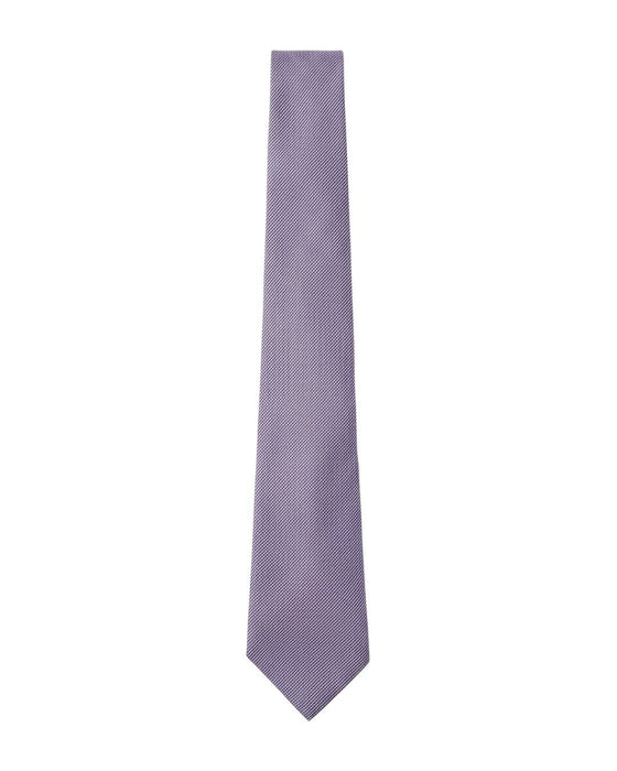 Armani Collezioni Mens Lavender Tonal Textured Neck Tie