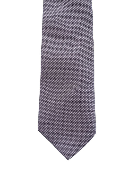 Armani Collezioni Mens Lavender Tonal Textured Neck Tie