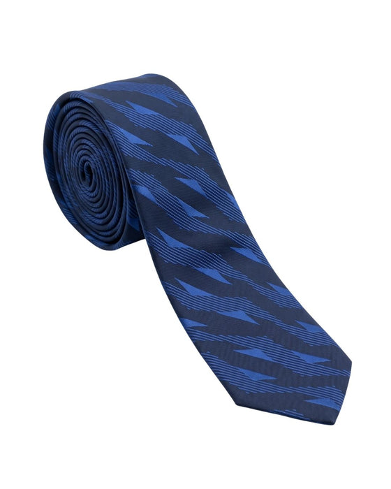 Armani Collezione Mens Blue / Navy Abstract Geometric Neck Tie