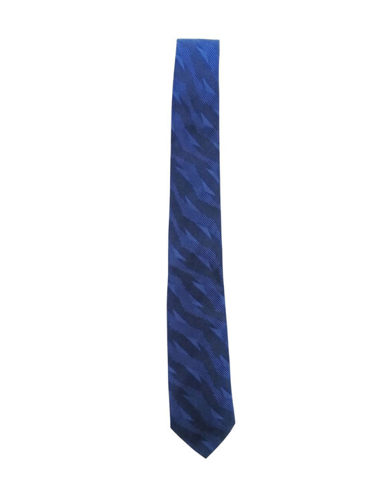 Armani Collezione Mens Blue / Navy Abstract Geometric Neck Tie