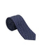 Armani Collezioni Mens Navy Blue / Light Blue Micro Geometric Neck Tie