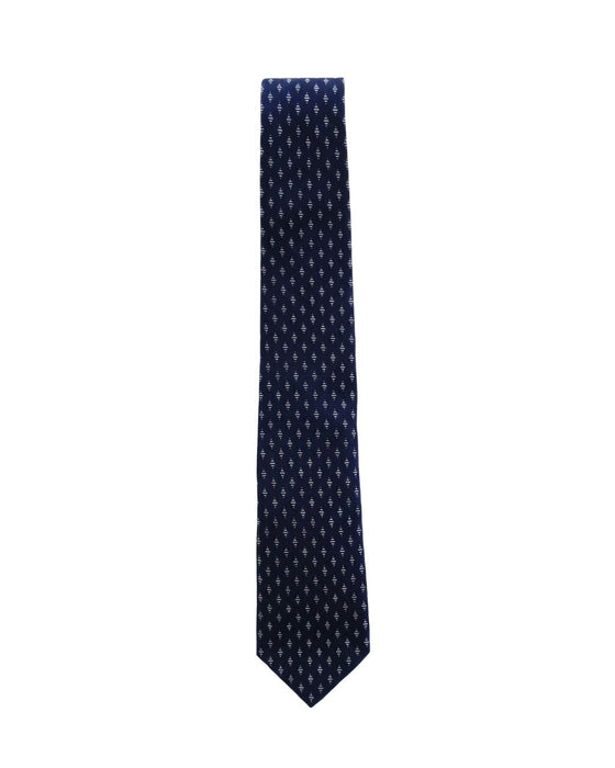 Armani Collezioni Mens Navy Blue / Light Blue Micro Geometric Neck Tie