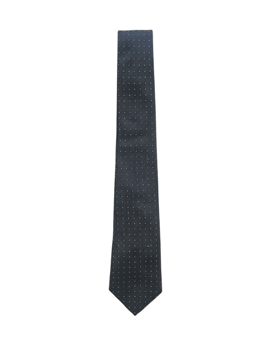 Armani Collezioni Mens Navy / White Micro Dot Silk Neck Tie