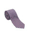 Armani Collezione Mens Navy Blue / Red / White Multicolor Geometric Neck Tie