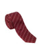 Armani Collezioni Mens Burgundy / Gray Diagonal Stripe Silk Neck Tie