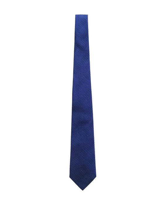 Armani Collezione Mens Royal Blue Tonal Stripe Neck Tie