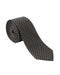 Armani Collezioni Mens Black / Gray Geometric Silk Neck Tie