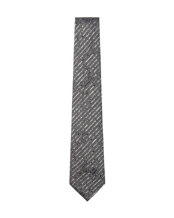 Armani Collezioni Mens Teal / White Dash Silk Neck Tie