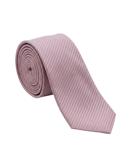 Armani Collezioni Mens Dusty Pink Tonal Diagonal Stripe Neck Tie